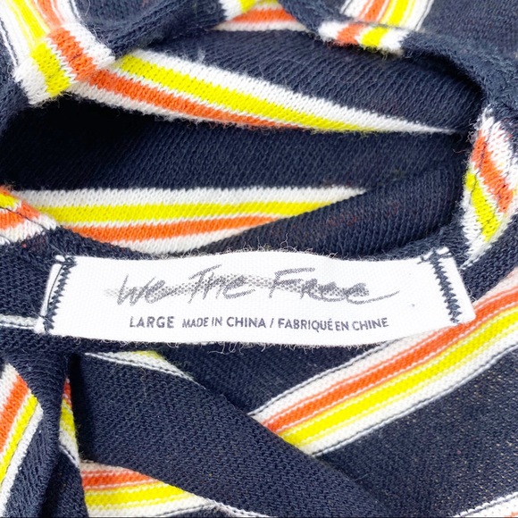 NEW Free People Lost at Sea Tank Top Black L - Picture 6 of 12